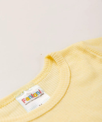 Conjunto de Ribana para Bebê Unissex Amarelo