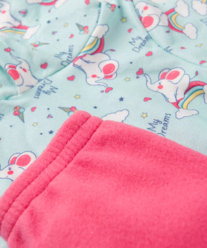 Conjunto de Soft para Bebê Menina Arco-íris Verde