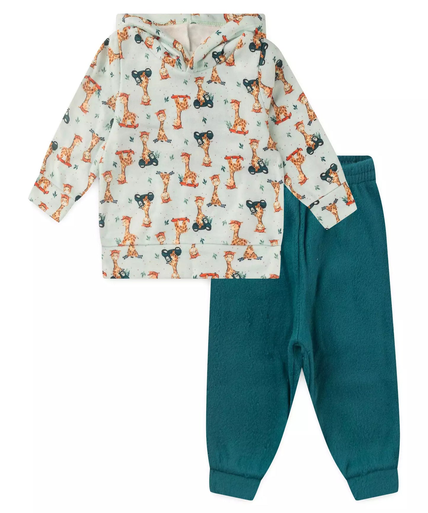 Conjunto de Soft para Bebê Menino Girafinha Verde
