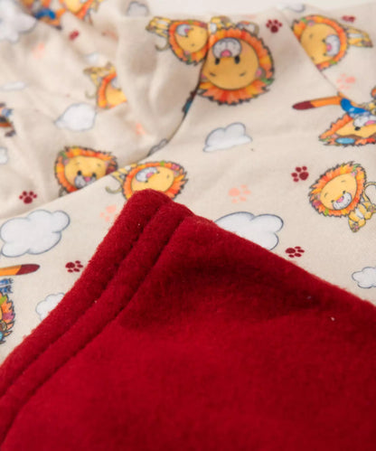 Conjunto de Soft para Bebê Menino Leãozinho Marrom