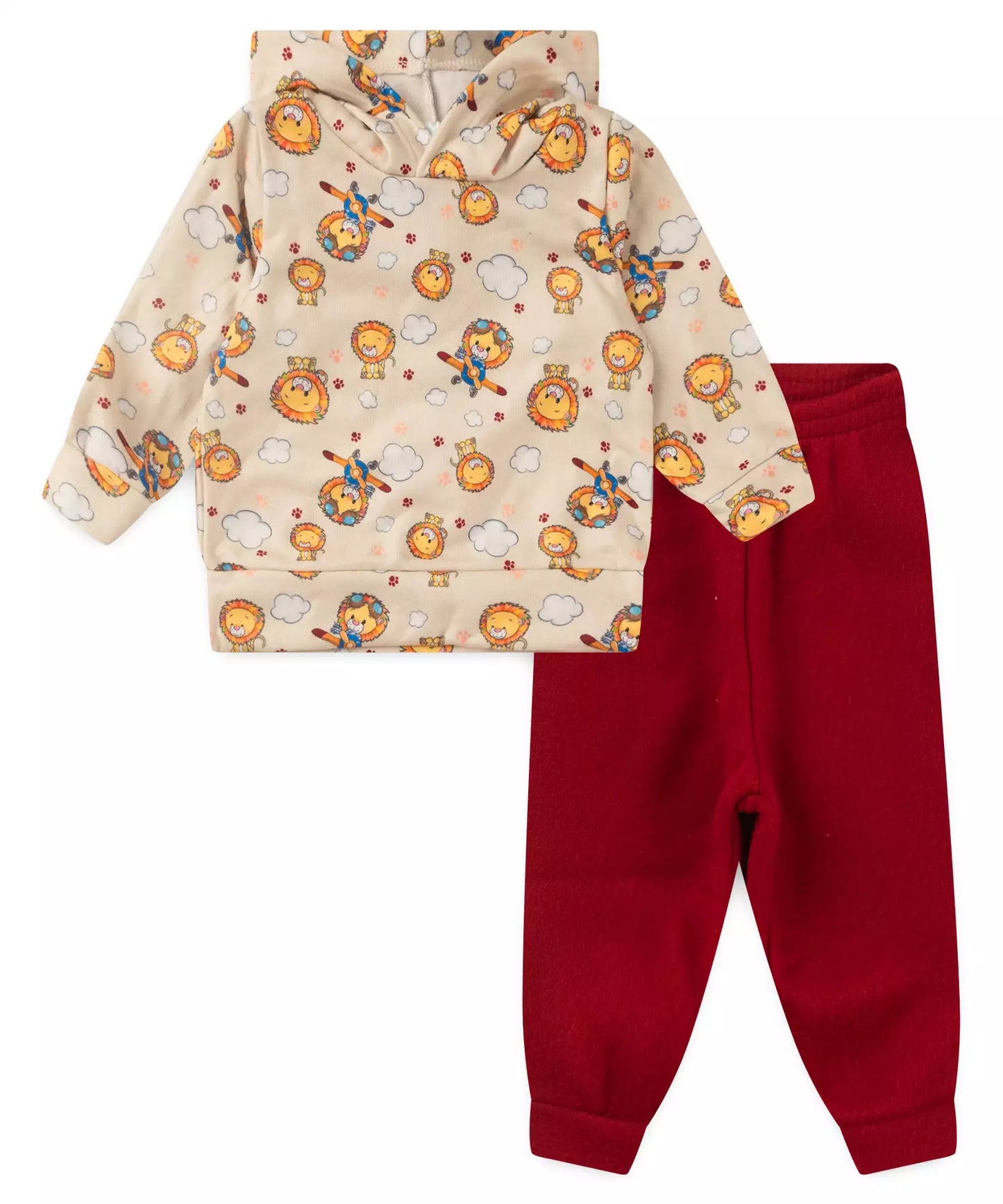 Conjunto de Soft para Bebê Menino Leãozinho Marrom