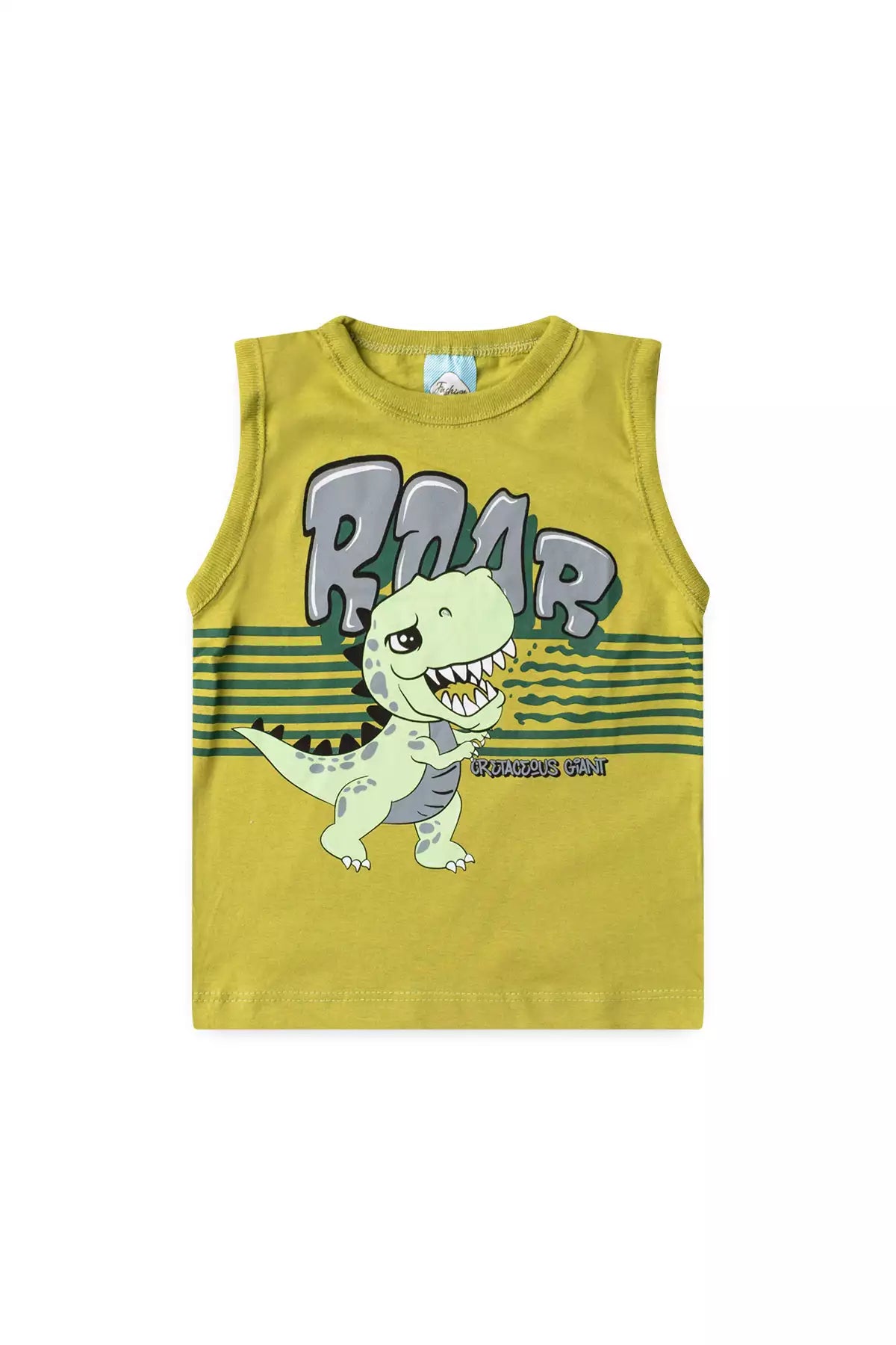 Conjunto de Verão Menino Dino Roaar Verde