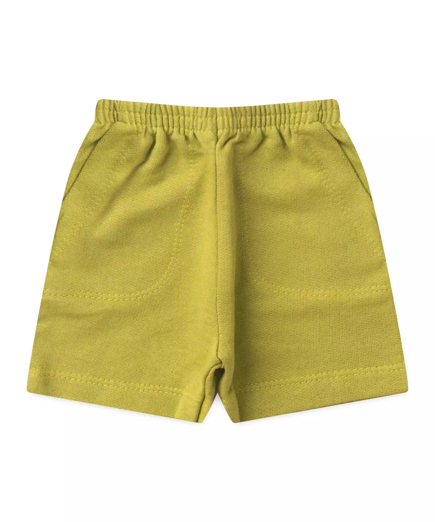 Conjunto de Verão Bebê Menino Girafinha Laranja