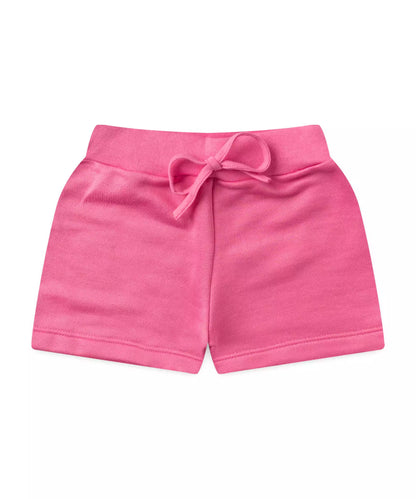 Conjunto de Verão Infantil Feminino Bonequinhas Rosa
