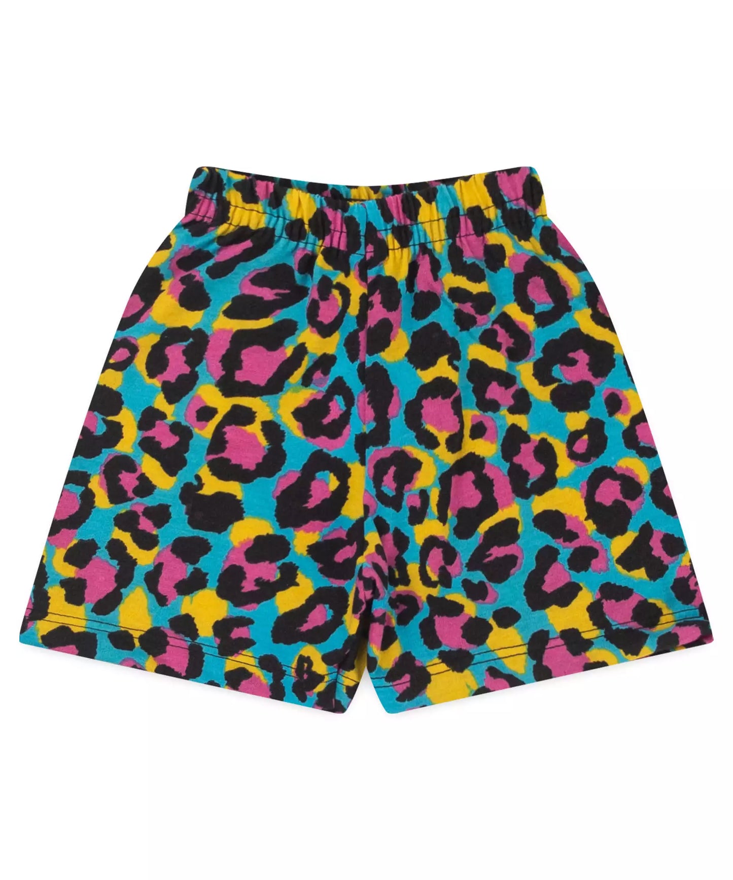 Conjunto de Verão Infantil Feminino Coração em Rosa