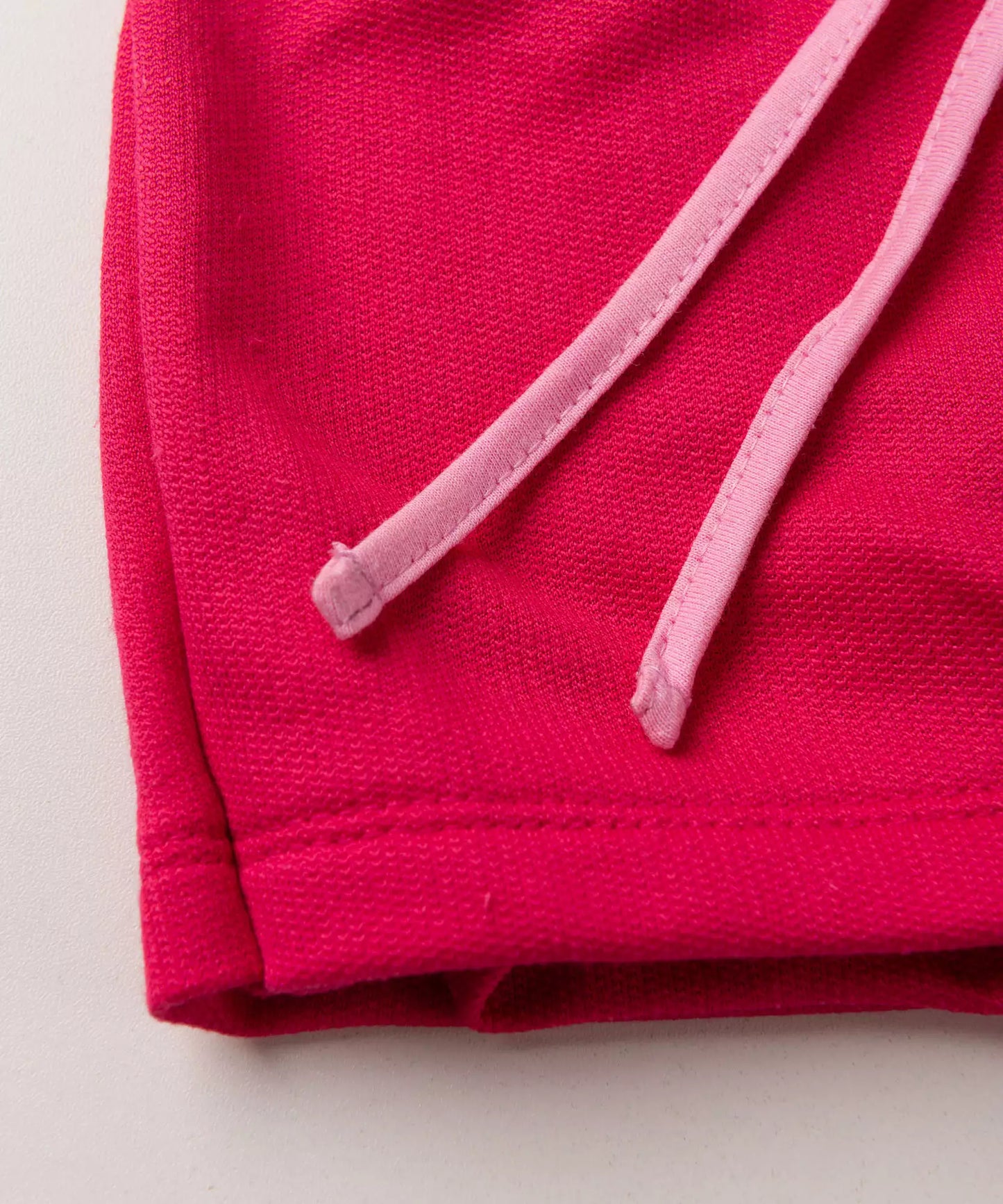 Conjunto de Verão Infantil Feminino Coração Rosa