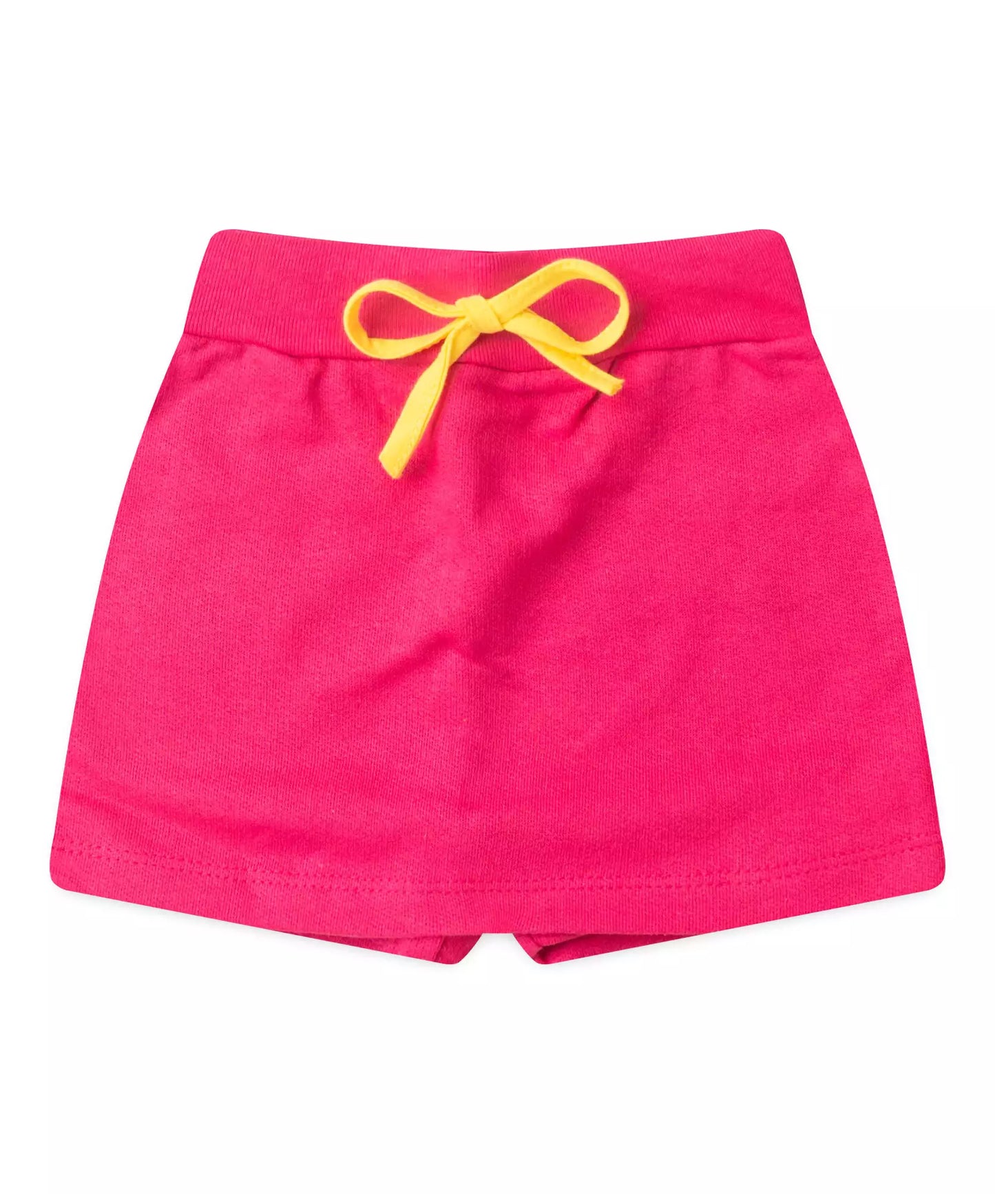 Conjunto de Verão Infantil Feminino Corações Amarelo