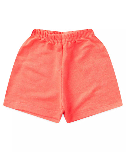 Conjunto de Verão Infantil Feminino Estampado Marinho