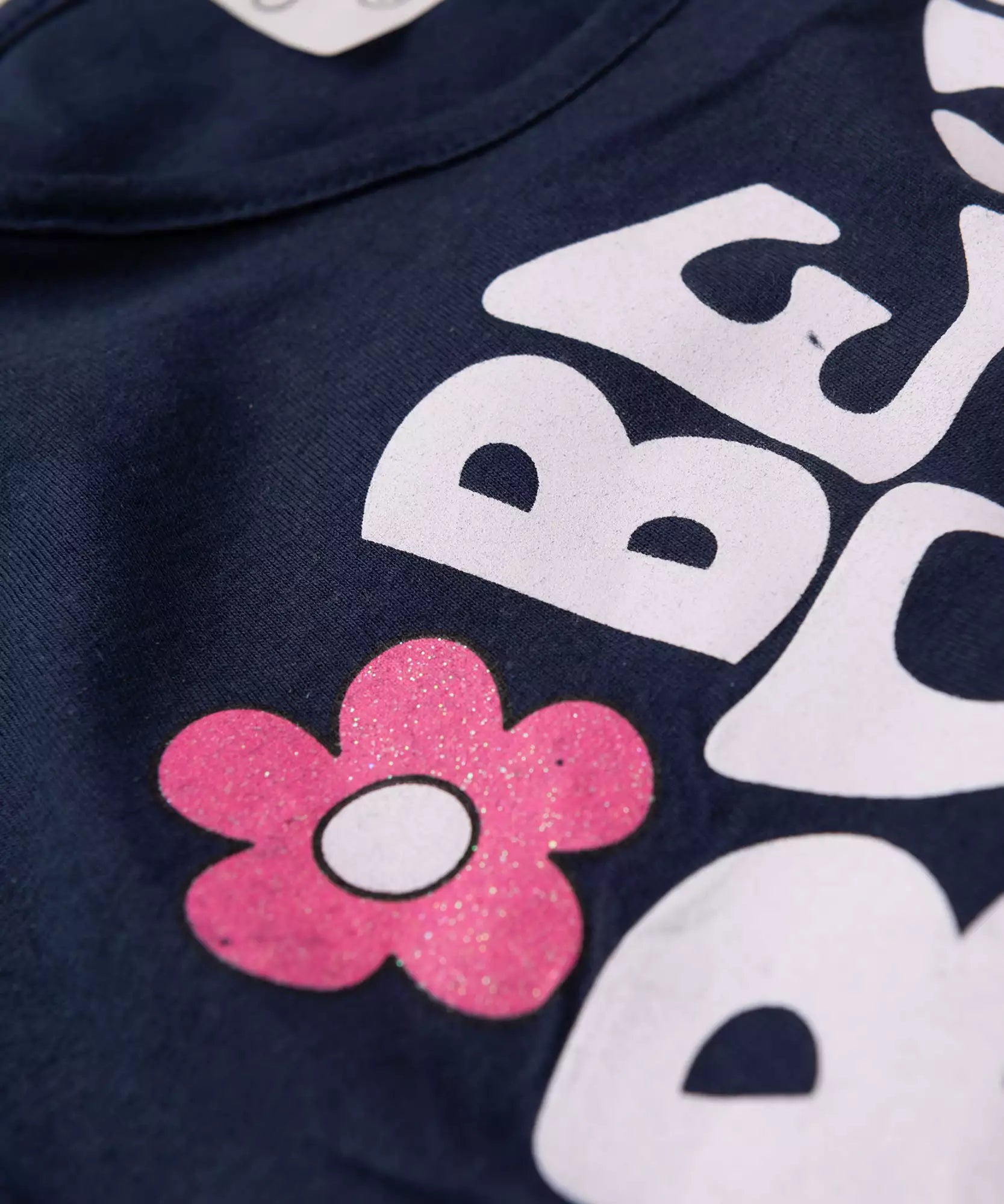Conjunto de Verão Infantil Feminino Estampado no Marinho