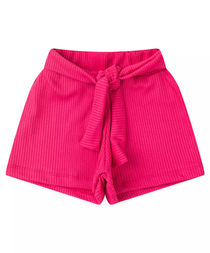 Conjunto de Verão Infantil Feminino no Verde Estampado