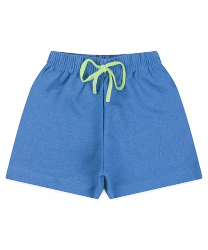 Conjunto de Verão Infantil Feminino Verde Estampado