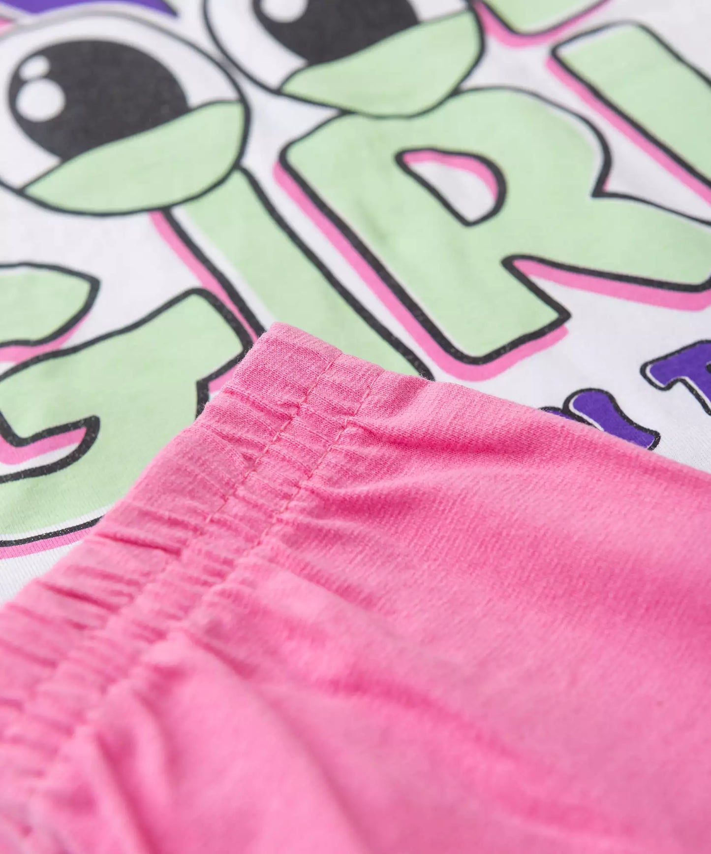 Conjunto de Verão Infantil Feminino Good Girl Branco