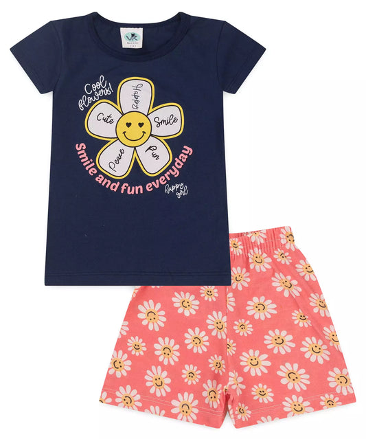 Conjunto de Verão Infantil Feminino Margarida Marinho
