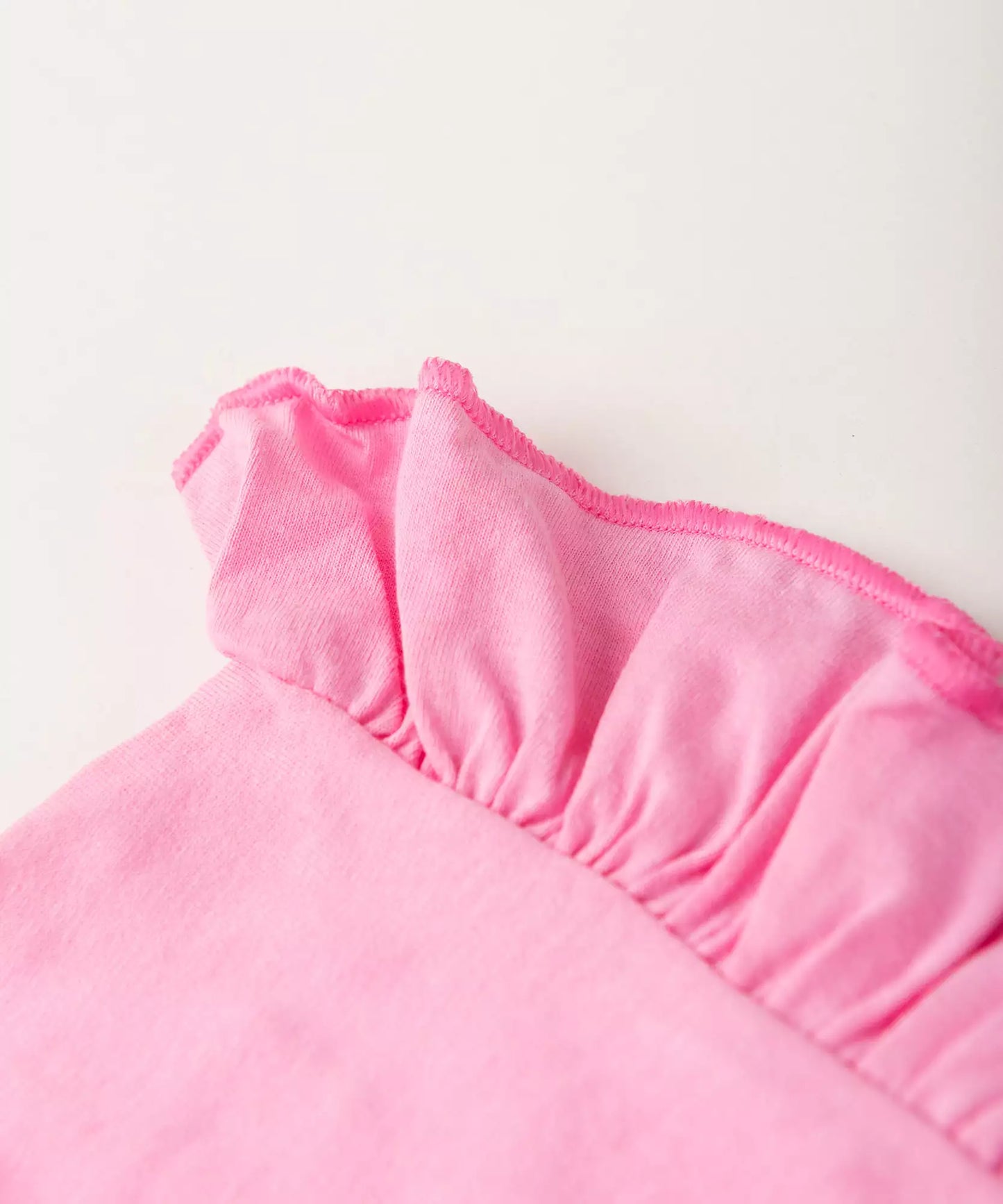 Conjunto de Verão Infantil Feminino Picolés Rosa