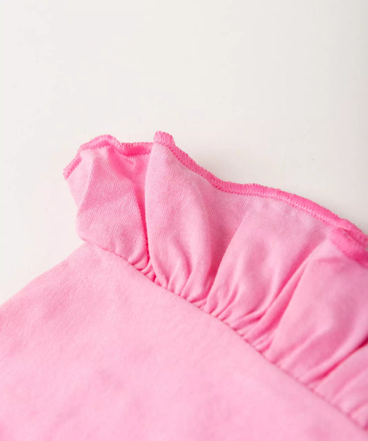 Conjunto de Verão Infantil Feminino Picolés Rosa