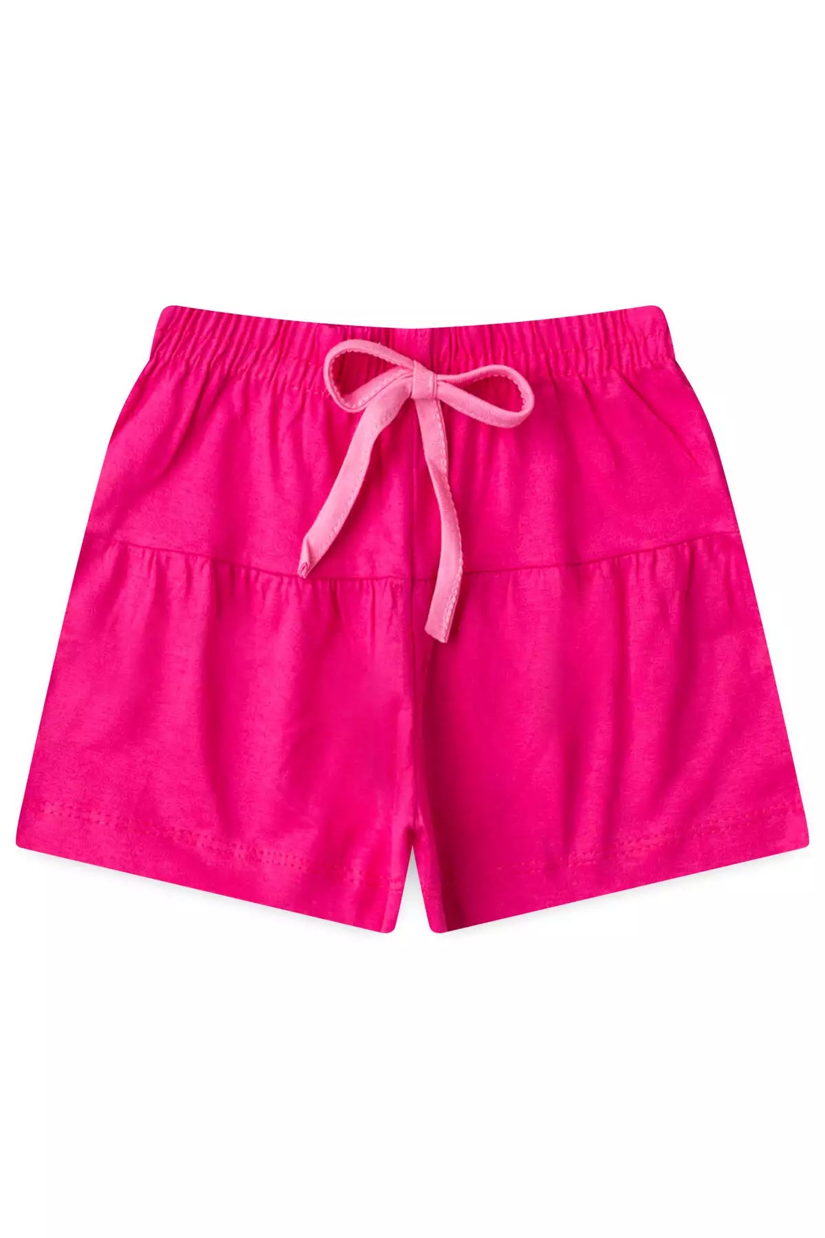 Conjunto de Verão Infantil Feminino Picolés Rosa