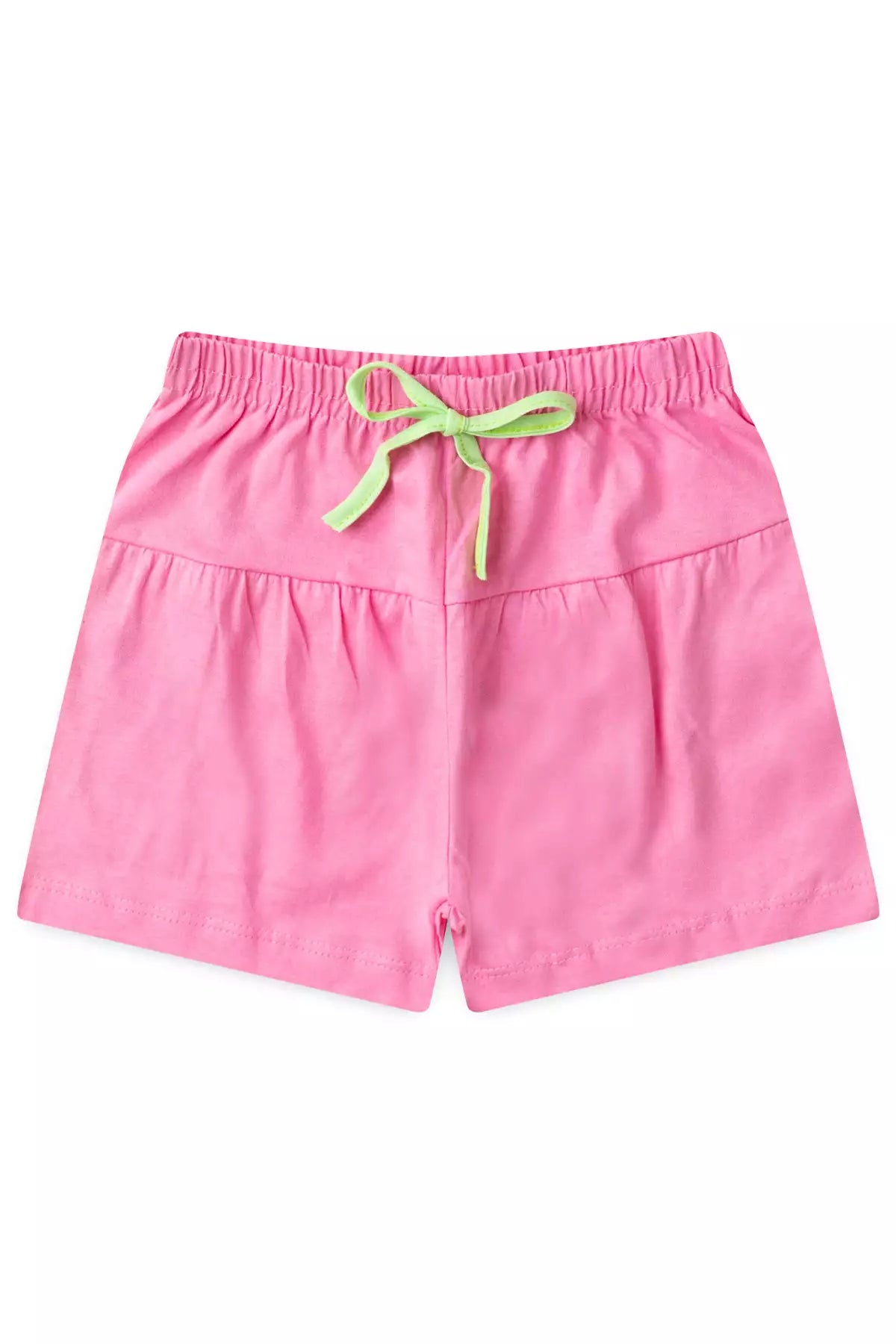 Conjunto de Verão Infantil Feminino Picolés Verde