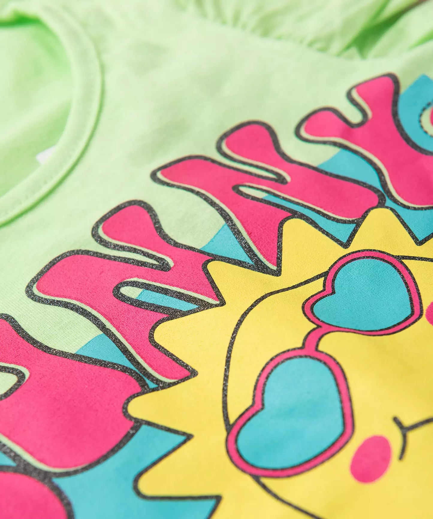 Conjunto de Verão Infantil Feminino Sunny Verde