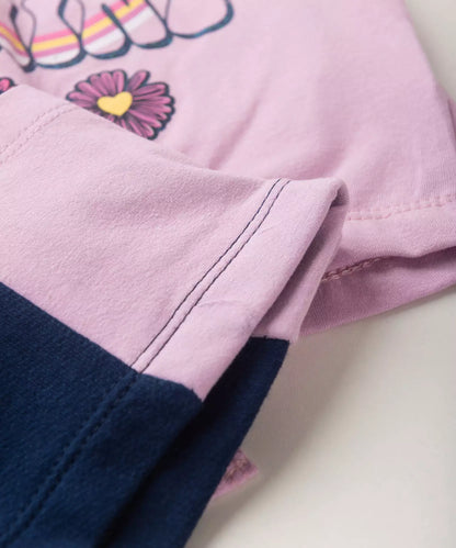 Conjunto de Verão Infantil Feminino Sunshine Rosa