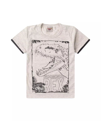 Conjunto de Verão Infantil Masculino Dino Mescla