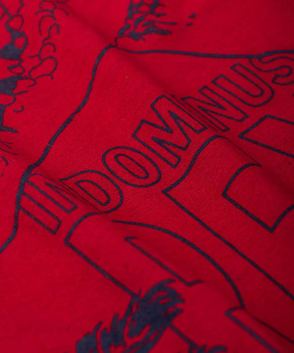 Conjunto de Verão Infantil Masculino Dino Vermelho