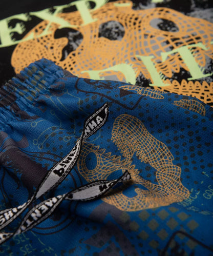 Conjunto de Verão Infantil Masculino Dinossauro Preto