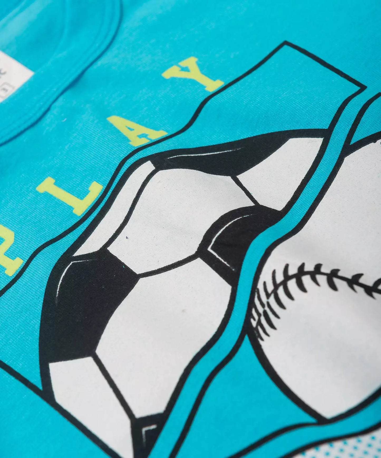 Conjunto de Verão Infantil Masculino Esporte Azul