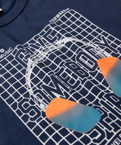 Conjunto de Verão Infantil Masculino Estampado Marinho
