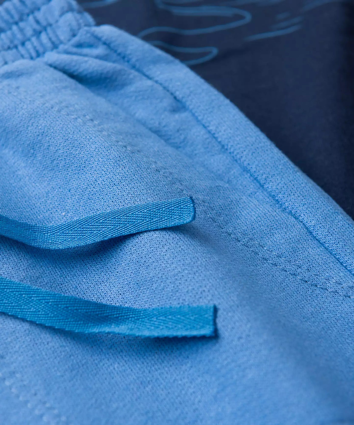 Conjunto de Verão Infantil Masculino no Estampado no Marinho