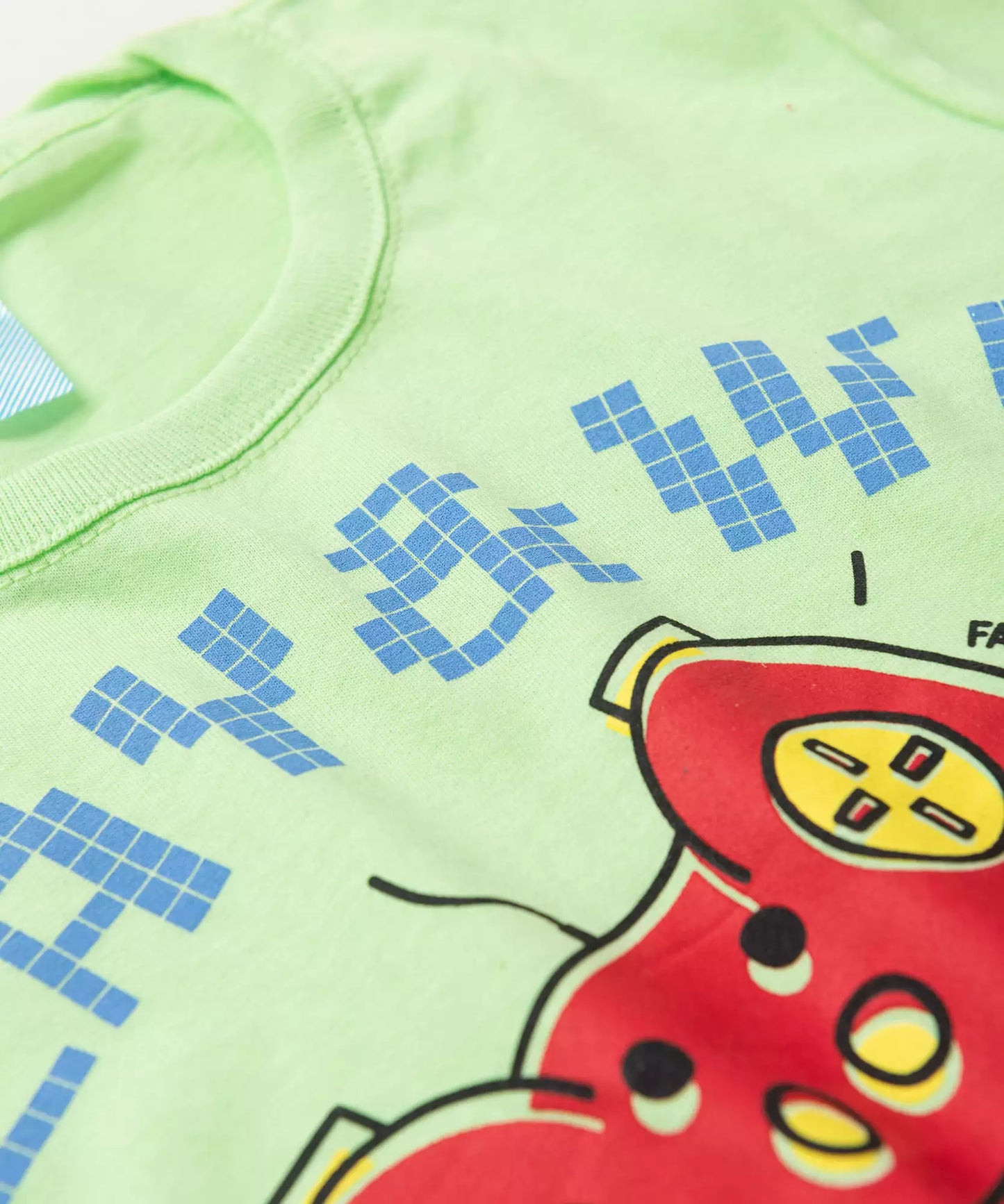 Conjunto de Verão Infantil Masculino Game Verde
