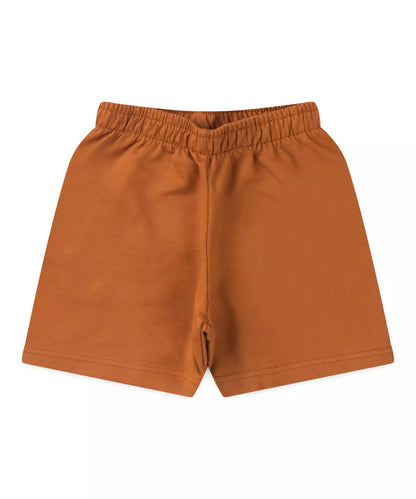 Conjunto de Verão Infantil para Menino Girafinha Branca