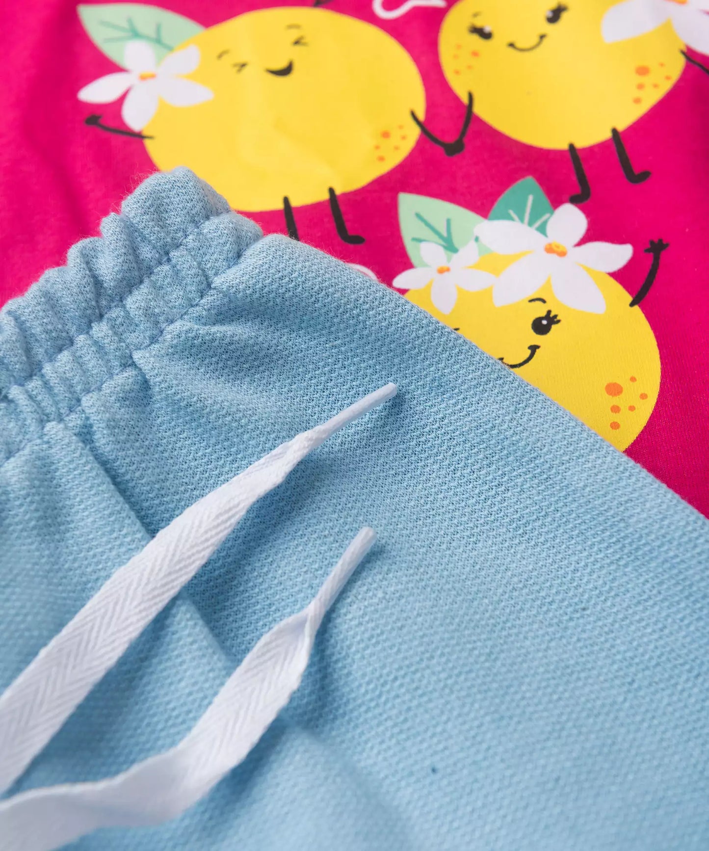 Conjunto de Verão Menina Friends Happy Pink
