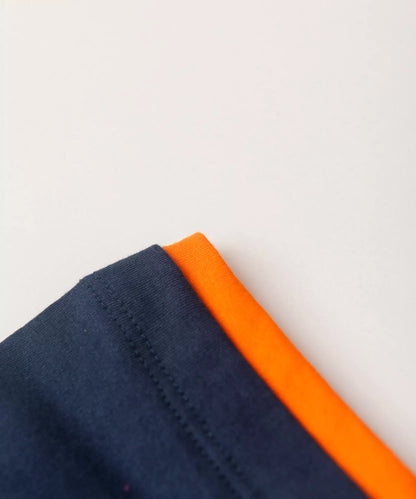 Conjunto de Verão Menino Caranguejo Divertido Marinho