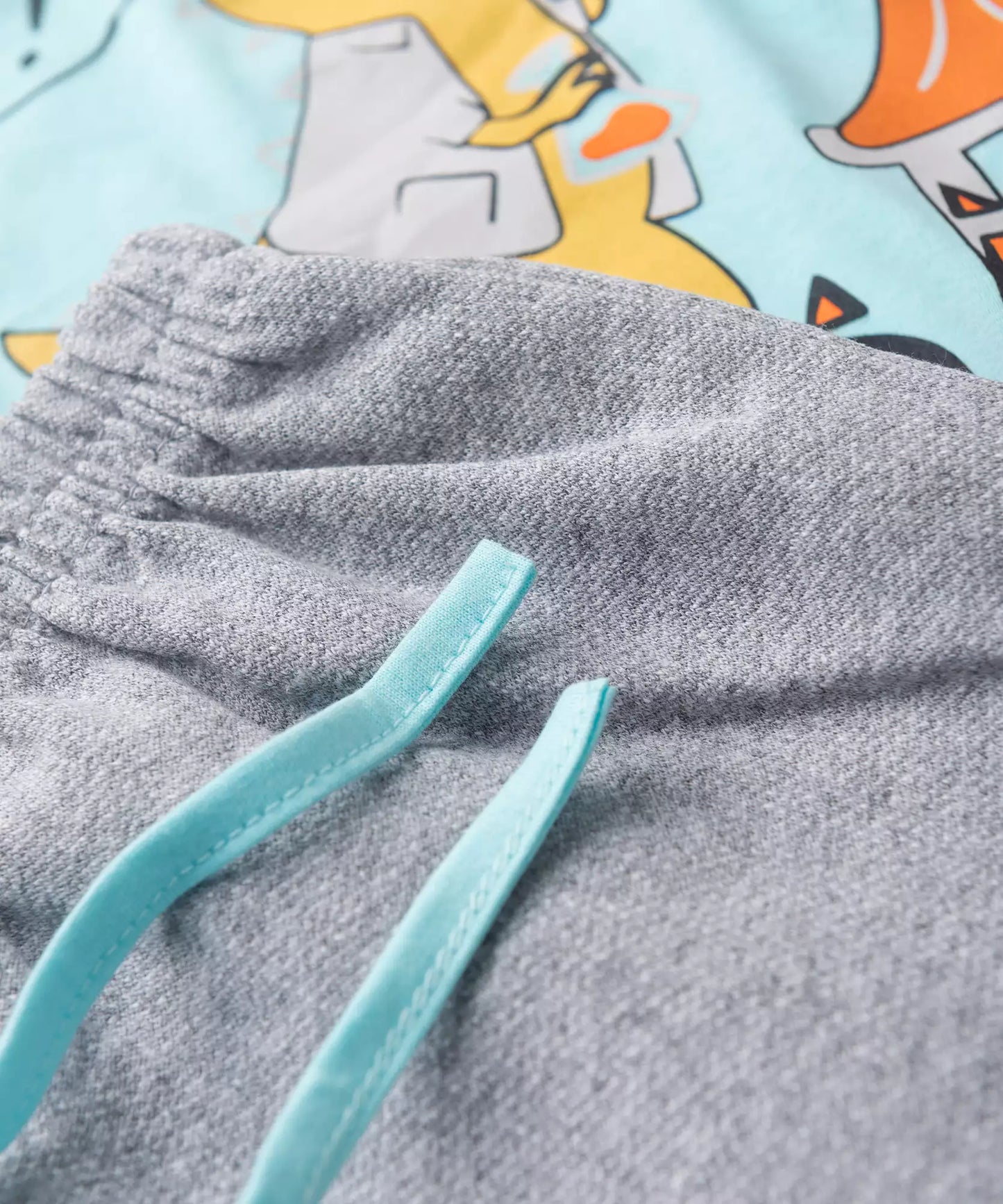Conjunto de Verão Menino Dino Cientista Azul