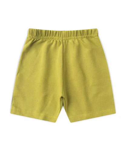 Conjunto de Verão Menino Dino Divertido Branco