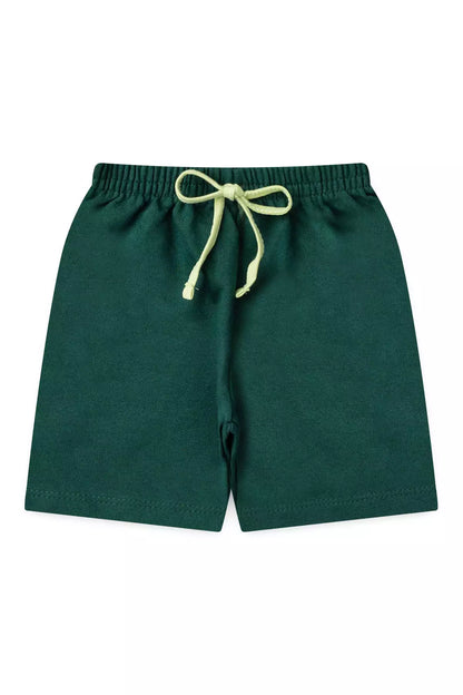 Conjunto de Verão Menino Safari Divertido Verde