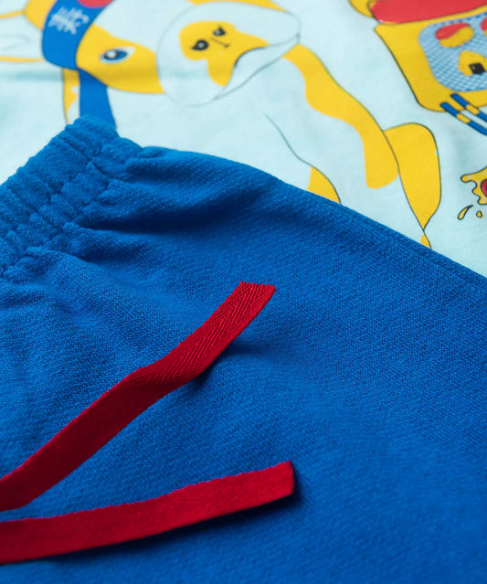 Conjunto de Verão Menino Sushi Time Azul