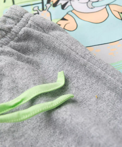 Conjunto de Verão Menino Tigre Mergulhador Verde