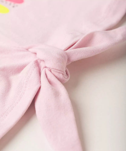 Conjunto de Verão para Bebê Menina no Arco-Íris em Rosa