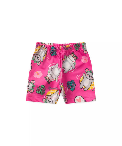 Conjunto de Verão para Bebê Menina Coala Rosa