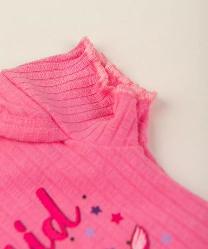 Conjunto de Verão para Bebê Menina Cupcake Rosa