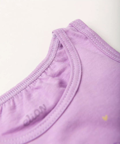 Conjunto de Verão para Bebê Menina Elefantinho Lilás