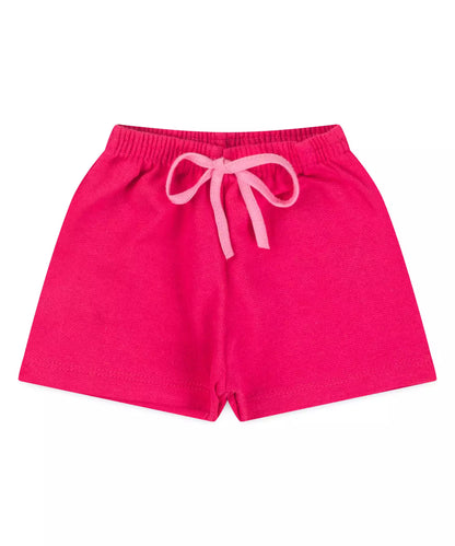 Conjunto de Verão para Bebê Menina Gatinho no Rosa