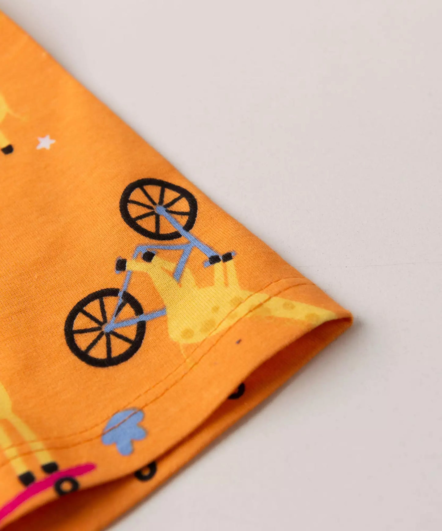 Conjunto de Verão para Bebê Menina Girafinha Branca