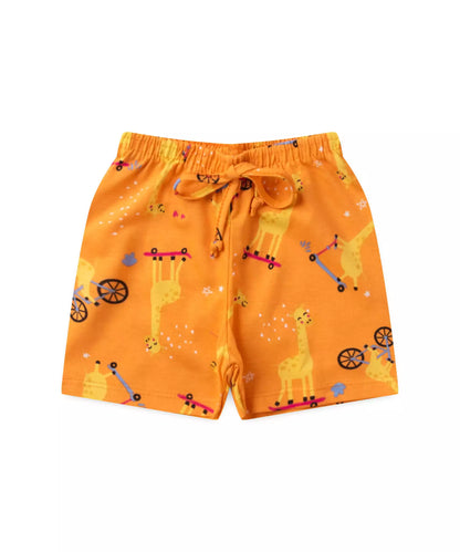 Conjunto de Verão para Bebê Menina Girafinha Branca