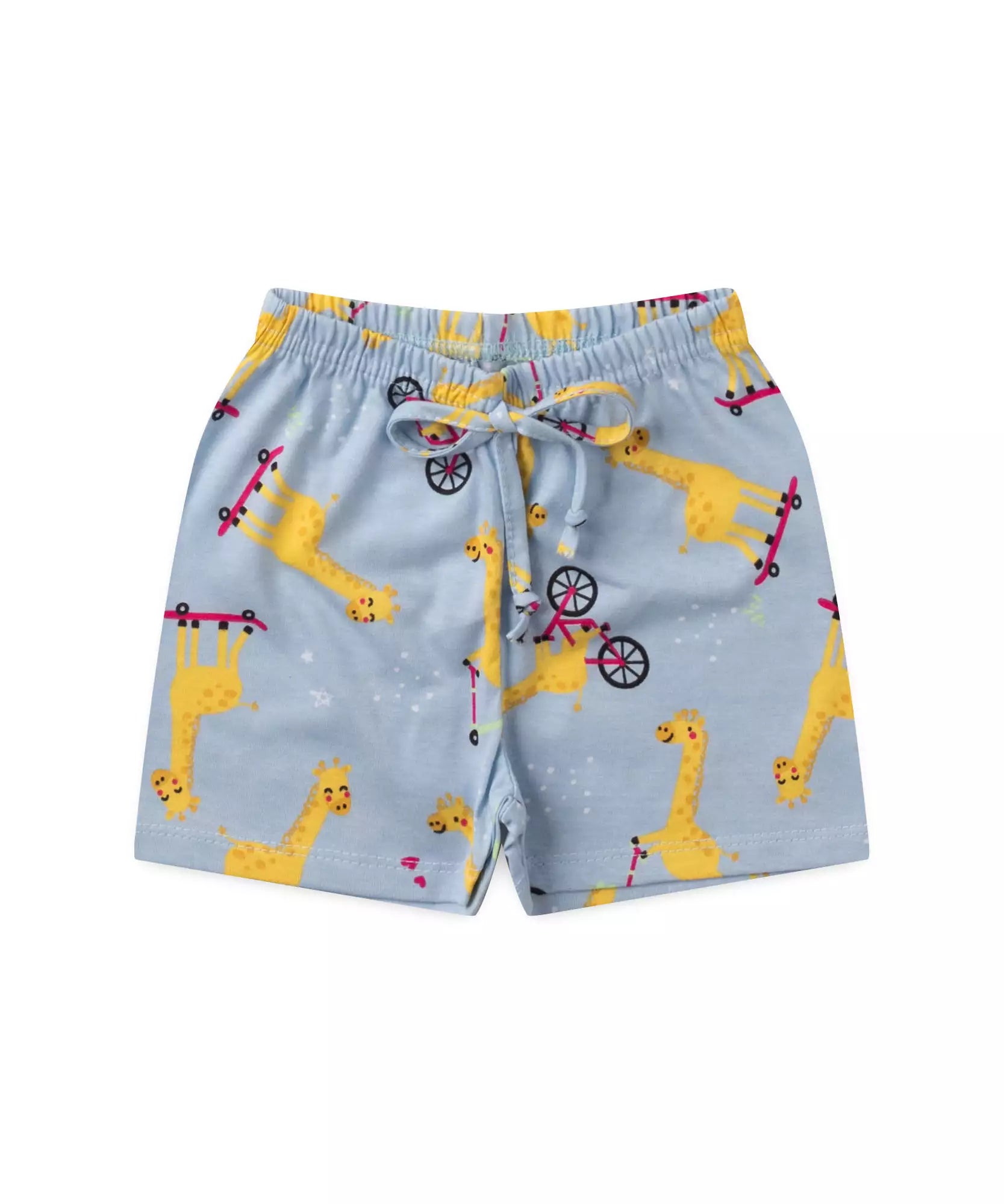 Conjunto de Verão para Bebê Menina Girafinha Rosa