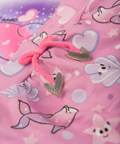 Conjunto de Verão para Bebê Menina Golfinho Branco