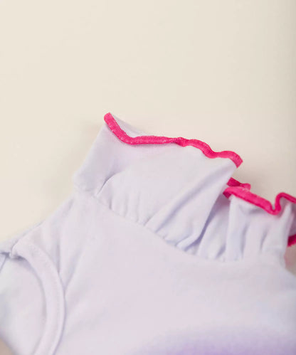 Conjunto de Verão para Bebê Menina Golfinho Branco
