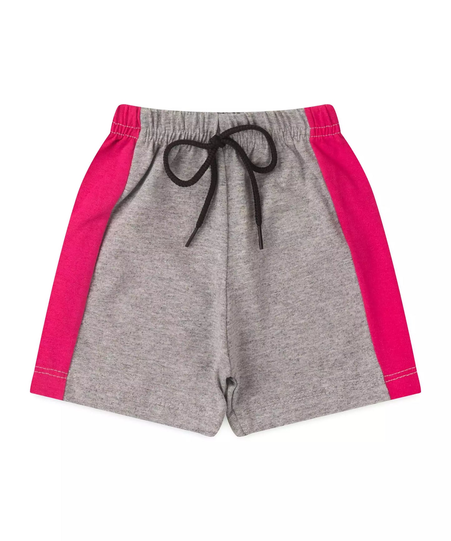 Conjunto de Verão para Bebê Menina Pandinha Mescla
