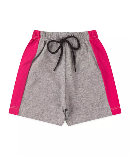 Conjunto de Verão para Bebê Menina Pandinha Mescla